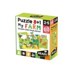 Carioca IT20867 Headu 2-5 Yaş 8+1 Çift Taraflı Çiftliğim Yapboz