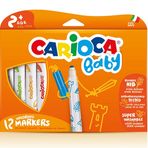 Carioca Jumbo 12'li Bebek Süper Yıkanabilir Keçeli Boya Kalemi