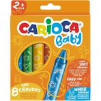 Carioca Jumbo Pastel Boya 8'li 1 Adet