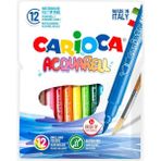 Carioca Keçeli Boya Kalemi Acquarell Fırça Uçlu 12 Li 42747 - Renkli