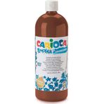 Carioca KO030-22 1000 ml Plastik Şişede Kahverengi Tempera Boya