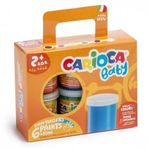 Carioca Ko032 6 Renk Yıkanabilir Parmak Boyası