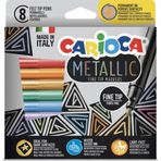 Carioca Metalik 6'lı Jumbo Keçeli Boya Kalemi