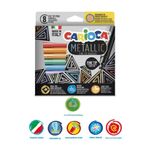 Carioca - Metalik Keçeli Kalem Maxi Uç - 8 Parça