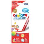Carioca MP27990 12 Renk Yağlı Pastel Boya Kalemi
