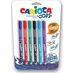 Carioca Oops Silinebilir Tükenmez Kalem 0,7 Mm 6 Renk 43037 Blister