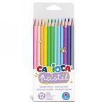 Carioca Pastel Renkler 12'Li Kuru Boya Kalemi