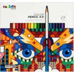 Carioca Plus 4.0 Kuru Boya Kalem Seti 24'lü Renkli Çizim İçin Karışık Renk Seçenekleri - 001-Renkli