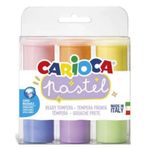 Carioca Süper Yıkanabilir 6X25 ml 6 Renk Pastel Sulu Boya