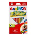 Carioca Supercolor Maxı Üçgen Kuru Boya Kalemi 12'Li