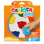 Carioca Teddy Şekilli Mum Boya 6'lı