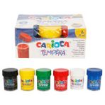 Carioca Tempera Yıkanabilir Guaj Boya 6x25 ml