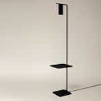 Carisa Axis Rio Modern Tasarım Lambader Aydınlatma - Minimalist Ve Mimari Dekoratif Led Lamba Siyah