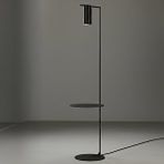 Carisa Axis Rise Modern Tasarım Lambader Aydınlatma - Minimalist Ve Mimari Dekoratif Led Lamba Siyah