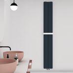 Carisa Curvy Bath Alüminyum Havlupan Modern Tasarım Antrasit 150 x 24,5 cm