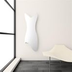 Carisa Glasgow Dikey İnce Tasarım Çelik Radyatör Modern Tasarım Beyaz 119 x 40 cm