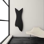 carisa Glasgow Dikey İnce Tasarım Çelik Radyatör Modern Tasarım Siyah 119 x 40 cm