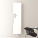 Carisa Lymm Dikey İnce Tasarım Çelik Radyatör Modern Tasarım Beyaz 179x47 Cm