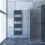Carisa Mack Bath Alüminyum Havlupan Modern Tasarım Antrasit 159x50 Cm