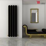 Carisa Magico Dikey Alüminyum Radyatör Modern Tasarım Siyah 180x49,5 Cm