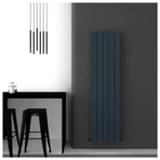 Carisa Nemo Alüminyum Kumlu Antrasit 1800x470 mm 5 Dilim Radyatör