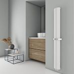 Carisa Nixie Bath Alüminyum Havlupan Modern Tasarım Beyaz 180x20,5 Cm