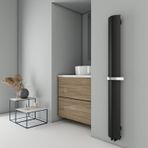 Carisa Nixie Bath Alüminyum Havlupan Modern Tasarım Siyah 180 x 20,5 cm