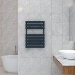 Carisa Plata Double Bath Alüminyum Havlupan Modern Tasarım Antrasit 168 x 49 cm