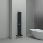 Carisa Play Bath Alüminyum Havlupan Modern Tasarım Antrasit 120 x 18,5 cm