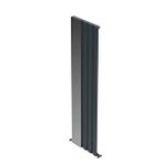 Carisa Step Mirror Dikey Alüminyum Radyatör Modern Tasarım Antrasit 180x47 Cm
