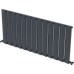 Carisa Step Yatay Alüminyum Radyatör Modern Tasarım Antrasit 60x123 Cm