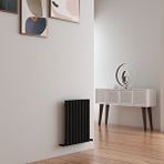 Carisa Tallis Double 60x47 cm Kumlu Siyah Alüminyum Radyatör