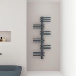 Carisa Unico Alüminyum Havlupan Modern Tasarım Antrasit 129,6x50 Cm
