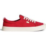 Cariuma 100103R01W-OCA Low Canvas Kırmızı Kadın Sneaker