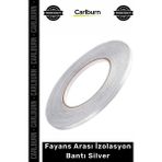 Carlburn #bant 0.50CM Genişlik 50 Metre Uzunluk Parlak Kendinden Yapışkanlı Karo Dekoratif Şerit Zemin Gri Fayans Arası Izolasyon Bantı - Tek Ebat - Çok Renkli