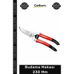 Carlburn #budama Çelik Profesyonel Keskin Bahçe Tarım Yaylı Ağaç Bitki Çiçek Bağ Budama Makası 230 mm - Tek Ebat