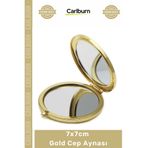 Carlburn #CepAynası Promosyon Çelik Metal Hediyelik 7x7cm Sticker Uyumlu Kına Düğün Nikah Hediyesi Gold Cep A