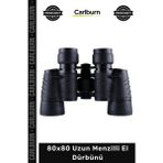 Carlburn #dürbün Profesyonel Hd Görüntü Gece Görüşlü Avcılık Kamp Doğa Gözlem 80X80 Uzun Menzilli El Çift Dürbünü - Tek Ebat