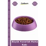 Carlburn #mamakabı Evcil Hayvan Kalite Dayanıklı Sağlam Plastik Yıkanabilir Beslenme Büyük Yuvarlak Mama Kabı
