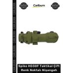 Carlburn #nişangah Reddot Avcılık Tüfek Dürbün Airsoft Ray Spike HD30F Taktikal Çift Renk Noktalı Nişangah - Tek Ebat