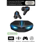 Carlburn Özel Rgb Işıklı K55 Tws Pro Extra Bass Mikrofonlu 3D Stereo Ses Bluetooth Kablosuz Oyuncu Kulaklık - Çok Renkli