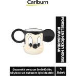 Carlburn Özel Tasarım - Dekoratif - Şık Hediyelik - Porselen Mickey Mouse Kupa Bardak 10*18 cm - Renkli