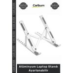 Carlburn Özel Üretim 6 Kademeli Katlanabilir Taşınabilir Metal Stand Alüminyum Laptop Standı Ayarlanabilir