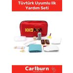 Carlburn Özel Üretim Acil Müdahale Ev, Iş Yeri, Araba, Okul, Deprem Ecza Ilk Yardım Bez Çantalı Set