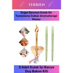 Carlburn Özel Üretim Doğal Basınçlı Kulak Kir Temizleme İndian Aromaterapi Mumu - 2 Adet