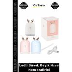 Carlburn Özel Üretim Sessiz Taşınabilir Ultrasonic USB Şarjlı Dekoratif Ledli Büyük Geyik Hava Nemlendirici - Çok Renkli - Tek Ebat