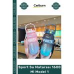 Carlburn Özel Üretim Tritan Bpa Içermeyen Sızdırmaz Sağlıklı Ergonomik Kaliteli Sport Su Matarası 1600 ml - Tek Ebat - Çok Renkli