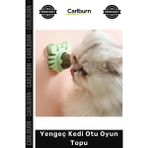 Carlburn #petshop Yenilebilir Saf Kimyasalsız Yapışkanlı Sağlıklı Kedi Nanesi Yengeç Kedi Otu Oyun Topu - Tek Ebat - Çok Renkli