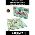 Carlburn Premium Eğitici Zeka Geliştirici Öğretici Eğlence Aile Etkinlik Gayrimenkul Ticaret Oyunu Star Poly