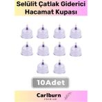 Carlburn Premium Series Çatlak Vakumlu 6 Numara Hacamat Kupası 10 Adet